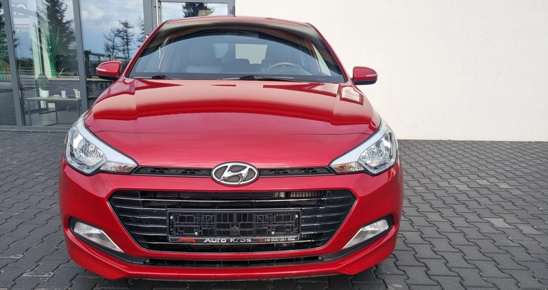 Hyundai i20 cena 41999 przebieg: 77100, rok produkcji 2017 z Skoki małe 301